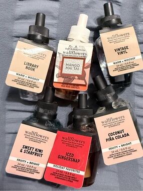 Bath & Body Works Wallflower Refills NEW 6 individual wallflowers